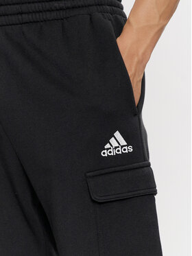 Adidas Donji Dio Trenerke Essentials Fleece Regular Tapered Cargo Joggers HL2226 Crna Regular Fit