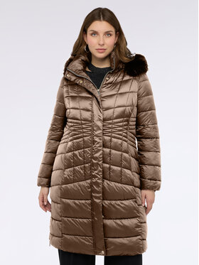 Fiorella Rubino Fiorella Rubino Giubbotto piumino F016T001445N002 Marrone Regular Fit