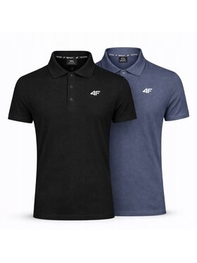 4F 4F Polo Z-0770-2-H Biały Regular Fit