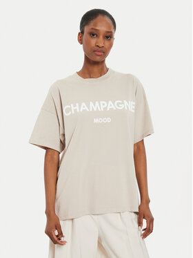 ViCOLO ViCOLO T-Shirt RB0399 Μπεζ Regular Fit