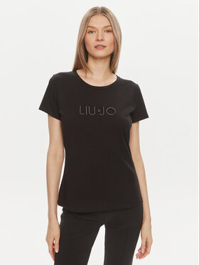 Liu Jo Sport Liu Jo Sport T-Shirt TA4136 JS003 Czarny Regular Fit