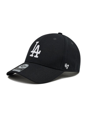 47 Brand 47 Brand Шапка с козирка Los Angeles Dodgers Aerial B-AERIL12GWS-BK Черен
