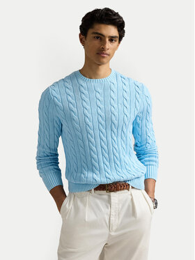 Polo Ralph Lauren Polo Ralph Lauren Sweter 710965867005 Błękitny Regular Fit