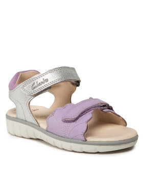 Clarks Clarks Sandały Roam Wing K 261661736 S Fioletowy