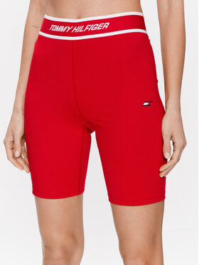 Tommy Hilfiger Tommy Hilfiger Sportovní kraťasy Fitted Tape S10S101704 Červená Skinny Fit