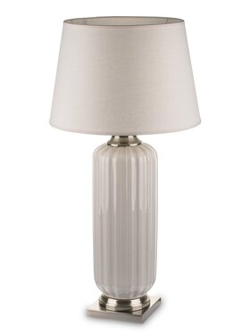 MIAhome MIAhome Lampka nocna ceramiczna DIGOMI Beżowy