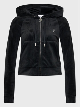 Juicy Couture Juicy Couture Mikina Madison JCWA122001 Černá Slim Fit