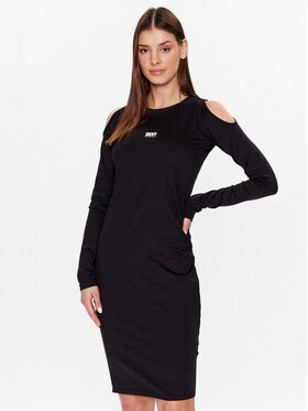 DKNY Sport DKNY Sport Kleid für den Alltag DP2D4737 Schwarz Classic Fit