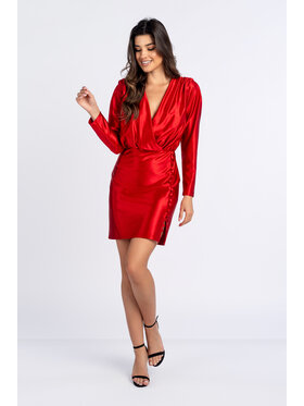 Salme Salme Sukienka elegancka Drea Czerwony Regular Fit