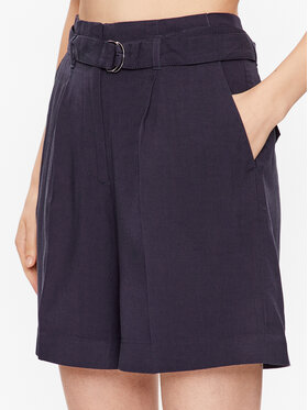 Gant Gant Шорти от плат Belted 4020074 Тъмносин Relaxed Fit