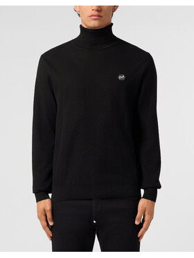 PHILIPP PLEIN PHILIPP PLEIN S dlouhým rukávem 26965 Černá Regular Fit