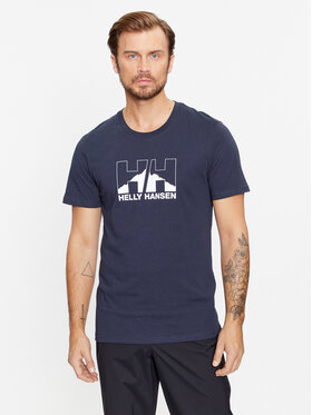 Helly Hansen Helly Hansen Тишърт Nord Graphic 62978 Тъмносин Regular Fit