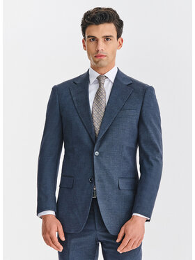 Pako Lorente Pako Lorente Marynarka P25WF-3G-007 Granatowy Slim Fit