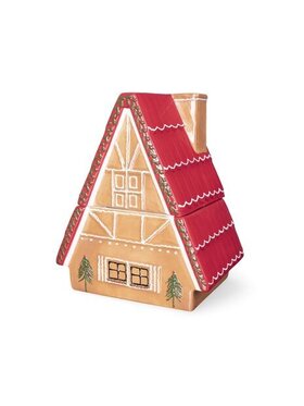 MIAhome MIAhome Pojemnik ceramiczny DOMEK Brązowy