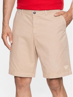 Emporio Armani Emporio Armani Pantalon scurți din material 211824 3R471 00051 Bej Regular Fit