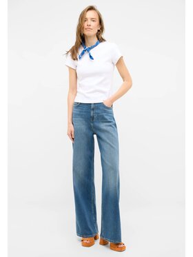 Mustang Mustang Jeansy Style Luise Wide Niebieski Wide Fit