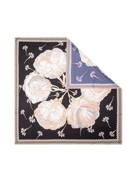 ALLORA BE UNIQUE ALLORA BE UNIQUE Foulard in seta dwustronna Ballerina Nero