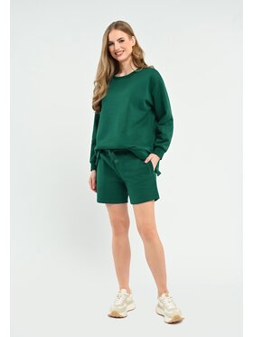 Volcano Volcano Szorty sportowe M-ESME Zielony Comfort Fit