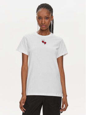 Pinko Pinko T-Shirt 100789 A1P8 Biały Regular Fit