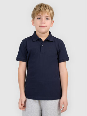 4F 4F Polo BASIC+ Granatowy Regular Fit