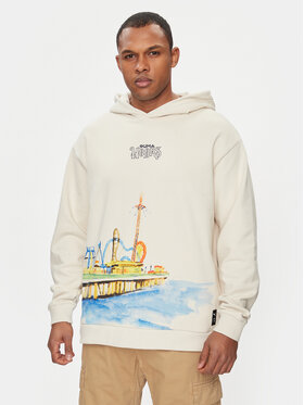 Puma Puma Μπλούζα Showtime 624735 Εκρού Relaxed Fit