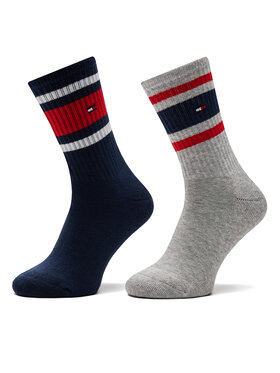 Tommy Hilfiger Tommy Hilfiger Dlouhé ponožky 701229942 Tmavomodrá
