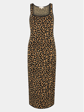 MICHAEL Michael Kors MICHAEL Michael Kors Džemper haljina MF381Q19NT Bež Slim Fit