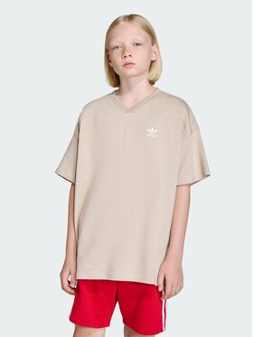 adidas adidas T-Shirt 159263 Beżowy Oversize