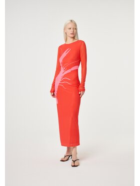 Fabienne Chapot Fabienne Chapot Sukienka codzienna 6234-1797-177 Czerwony Slim Fit