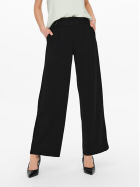 JDY JDY Παντελόνι υφασμάτινο Geggo 15208430 Μαύρο Wide Leg