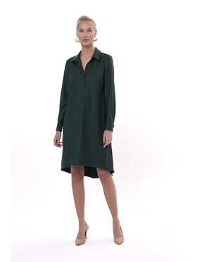 Ciepielewska Ciepielewska Sukienka codzienna LAILA Zielony Flattering Fit