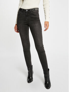 Morgan Morgan Džinsai 232-POMELO Pilka Skinny Fit