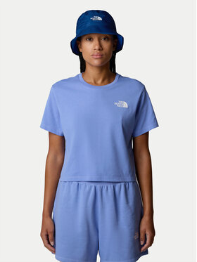 The North Face The North Face Тишърт Simple Dome NF0A87U4 Син Loose Fit
