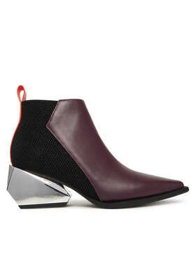 United Nude United Nude Ботильйони Ricky Mid 1095092316 Бордовий