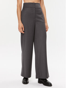 MVP Wardrobe MVP Wardrobe Bavlnené nohavice Verri MVPI3PA036.0TE0175 Sivá Wide Leg