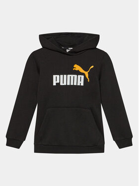Puma Puma Mikina Ess+ 2 Col Big Logo 586987 Čierna Regular Fit