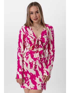 LAURELLA LAURELLA Každodenné šaty 4UL034 Bordová Regular Fit