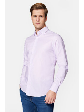 Lancerto Lancerto Koszula Misty KO051223000018 Fioletowy Slim Fit