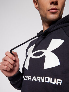 Under Armour Jopa Ua Rival Fleece Big Logo 1357093 Črna Loose Fit