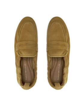 Tommy Hilfiger Loaferice Th Suede Moccasin FW0FW07714 Kaki