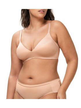 Triumph Triumph Biustonosz bezfiszbinowy Body make-up soft Touch P Beżowy