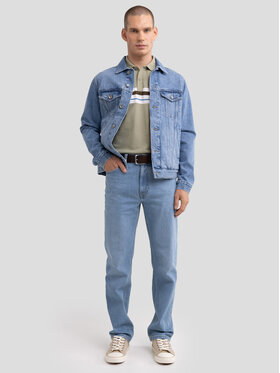 BIG STAR BIG STAR Polo POLOER_300_150 Zielony Basic Fit