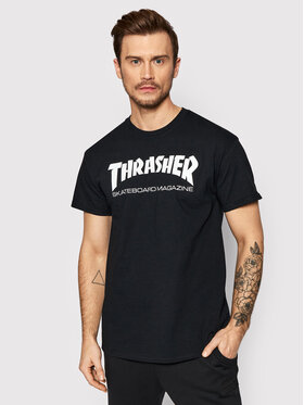 Thrasher Thrasher T-shirt Skatemag Crna Regular Fit