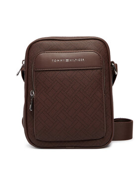 Tommy Hilfiger Tommy Hilfiger Τσαντάκι Th Flag Monogram Mini Reporter AM0AM14138 Καφέ