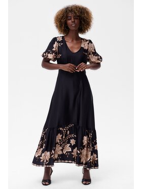 blue shadow blue shadow Sukienka Ursula Czarny Regular Fit