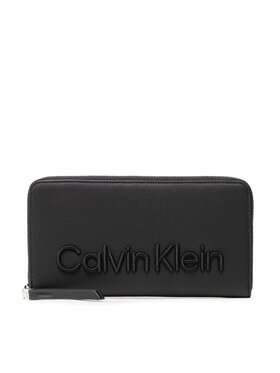 Calvin Klein Calvin Klein Große Damen Geldbörse Resort Z/A Wallet Lg K60K609705 Schwarz
