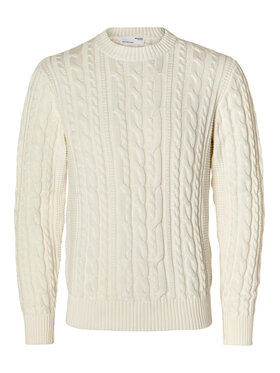 Selected Homme Selected Homme Svetr 16090716 Écru Regular Fit