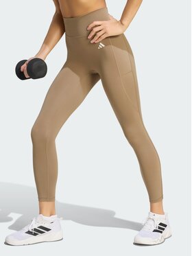 adidas adidas Legginsy 152479 Beżowy Fitted Fit