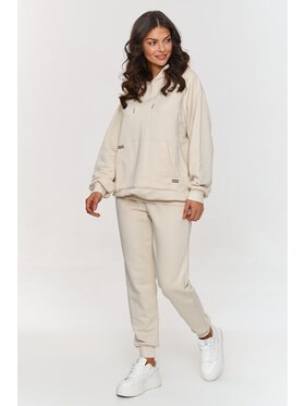 Makadamia Makadamia Dres A4 Beżowy Loose Fit