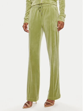 Juicy Couture Juicy Couture Spodnie dresowe Tina JCAPW045 Zielony Regular Fit